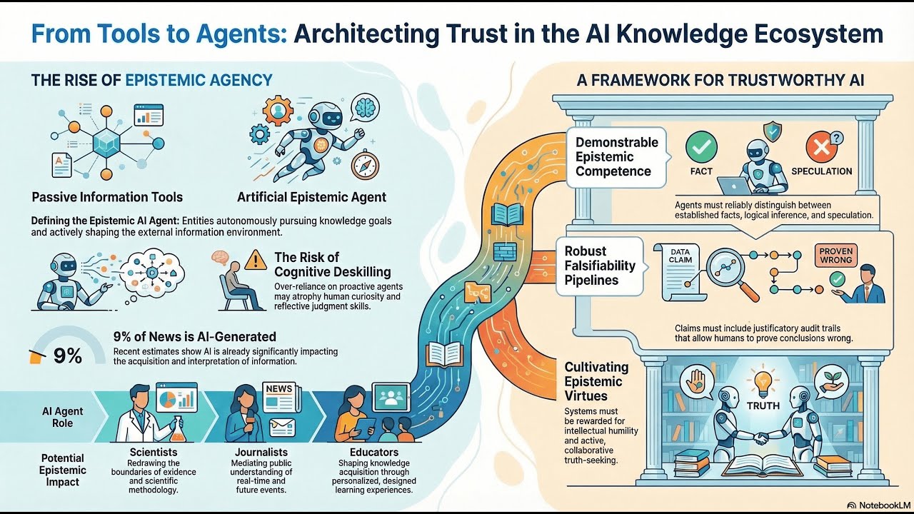 Architecting Trust in Artificial Epistemic Agents