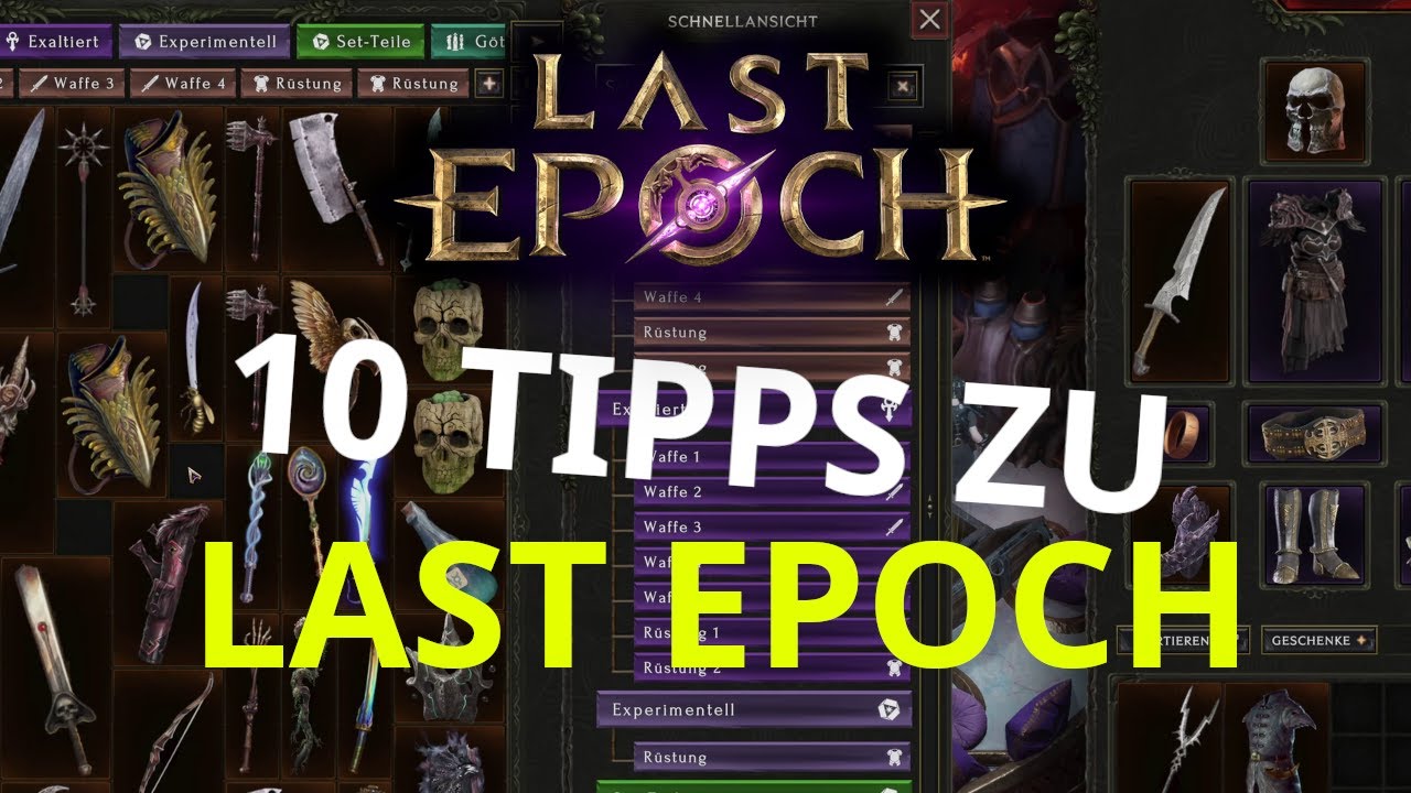 Last Epoch | 10 Tipps zu Last Epoch | #4K Ultra