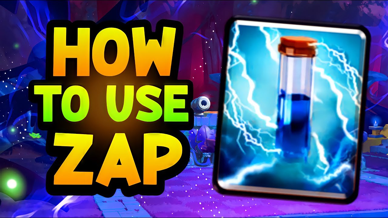 How to use ZAP in CLASH ROYALE⚡️
