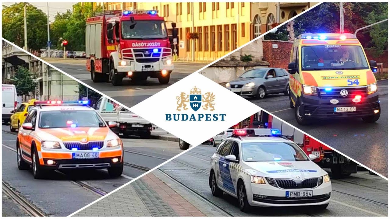 Budapest Emergency Vehicles Compilation/ Budapesti Vonulások Összeállítás - 2024.06.
