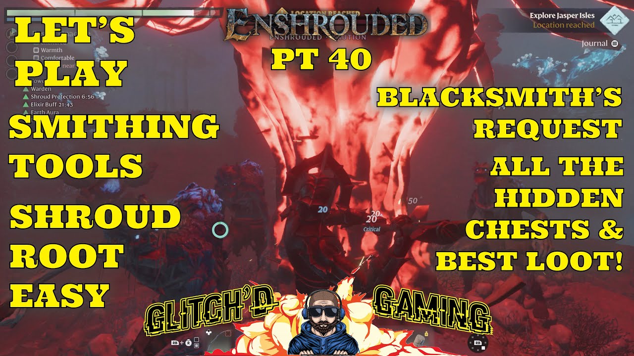 Enshrouded - Let's Play - Pt 40 - Blacksmith's Request - Smithing Tools - Chest's & Lore Galore!