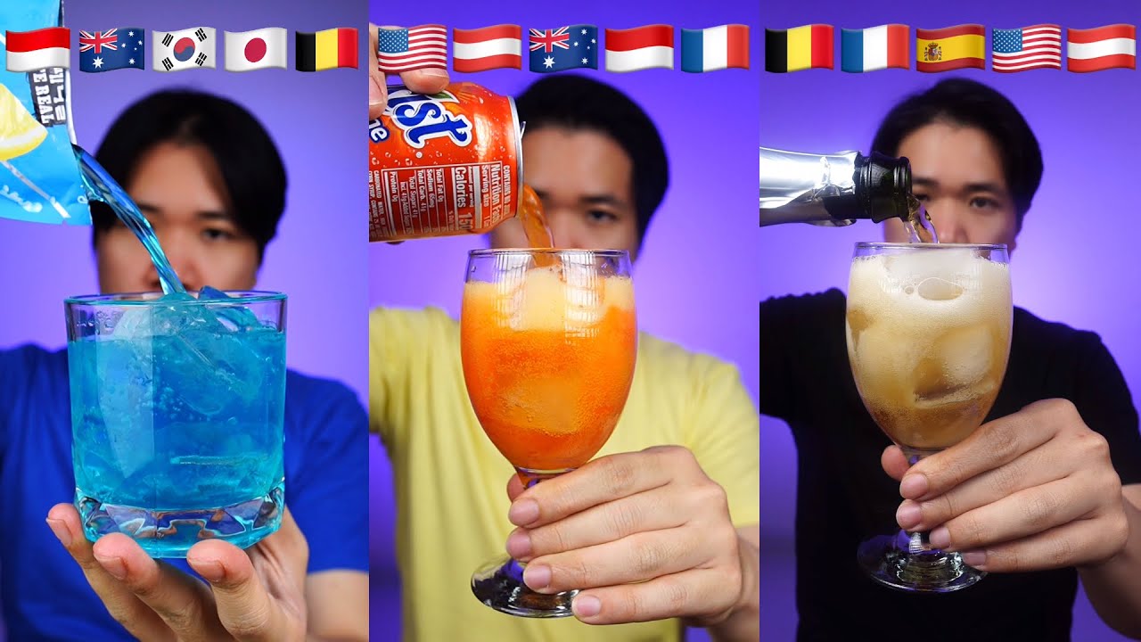 [KOMPILASI] MINUM MINUMAN DARI BERBAGAI NEGARA