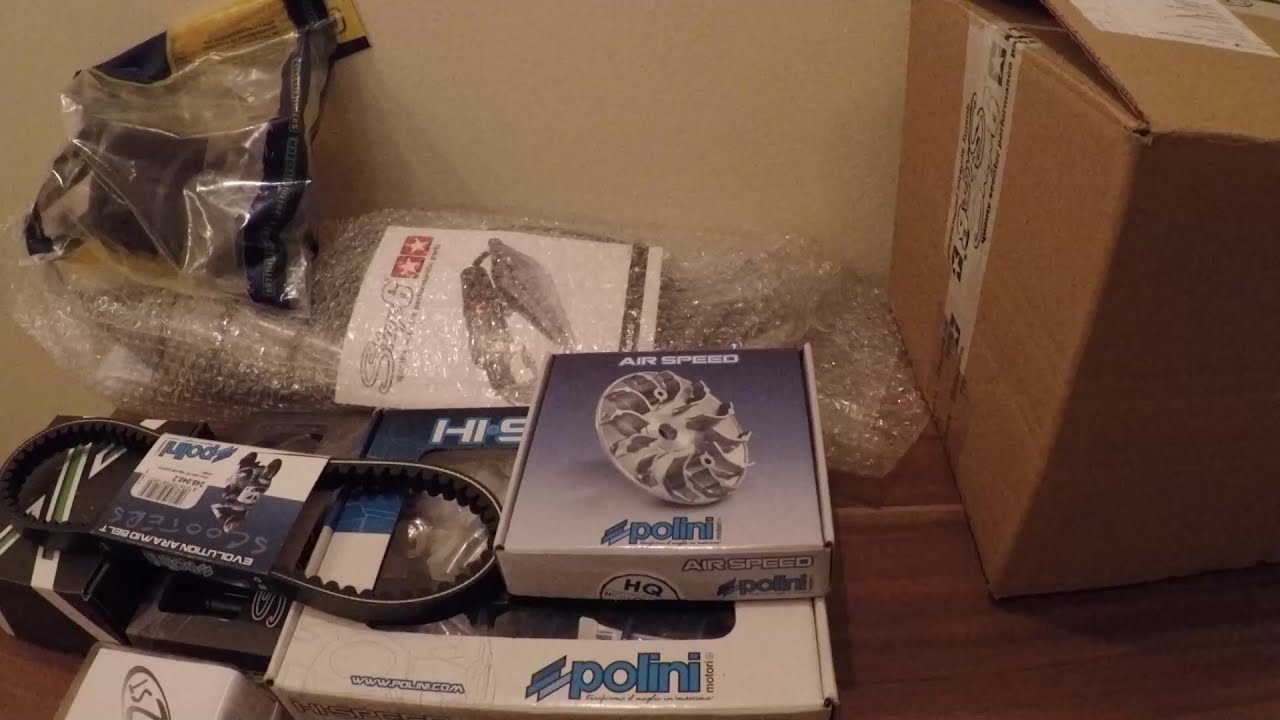 Polini Hi-Speed Evolution 2 MXS Racing Intake 2Fast & Other Parts Baotian 100cc Project