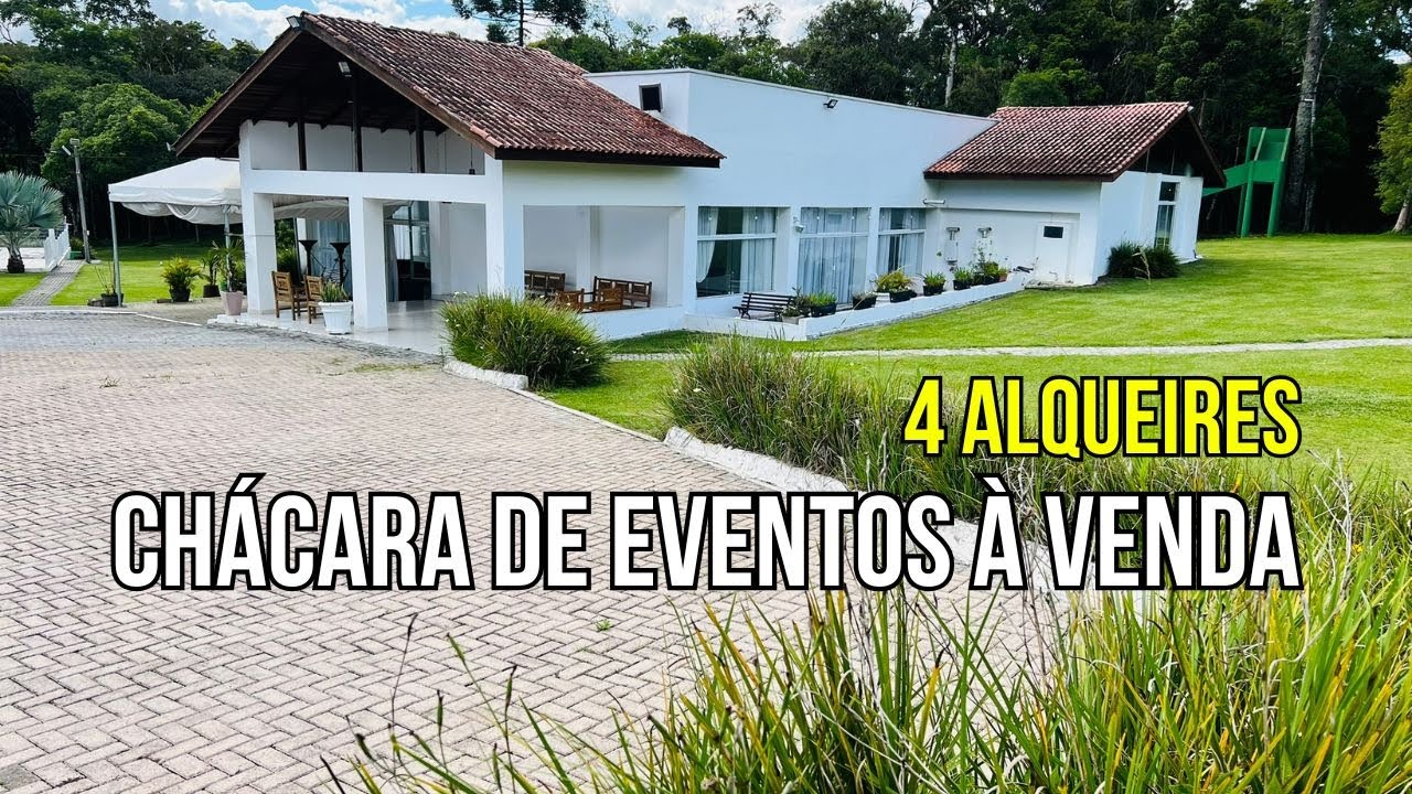 CHÁCARA DE EVENTOS À VENDA, MUITA ÁGUA, CASAS, 4 ALQUEIRES, 25KM DO CENTRO