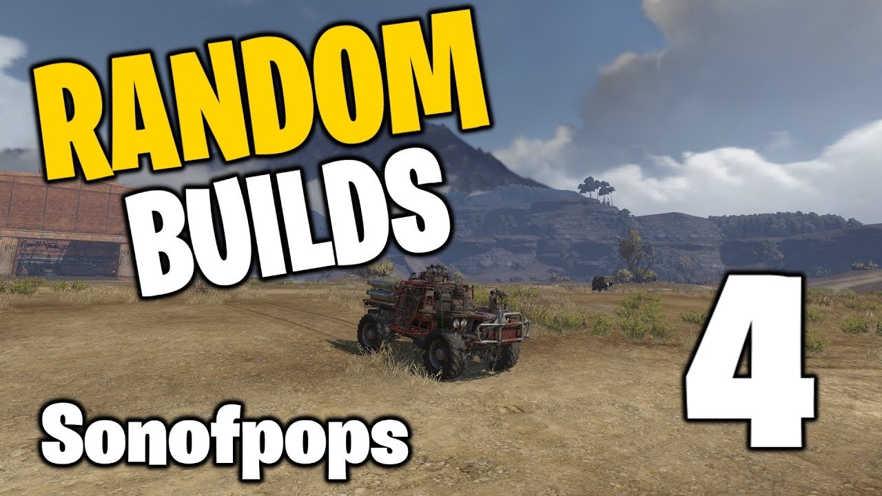 Crossout - Driving the Random Build Vehicles 4 #crossout