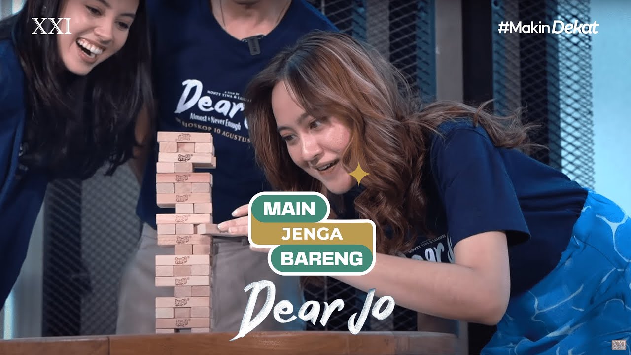 JOURDY MAIN JENGA TAHAN NAPAS? EMANG BISA?! | Main Jenga Bareng Cast Dear Jo