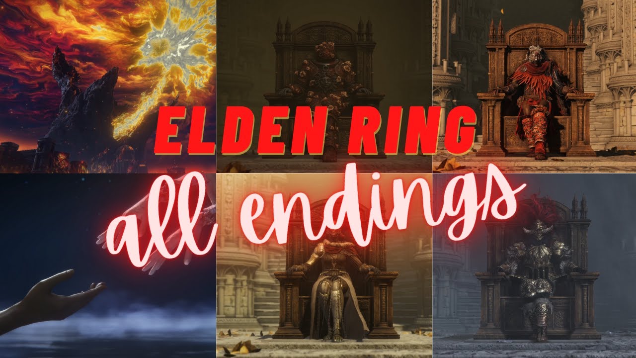 Elden Ring - All 6 Endings, Frenzied Flame, Age of Fracture (All 4 Variations) & Age of the Stars