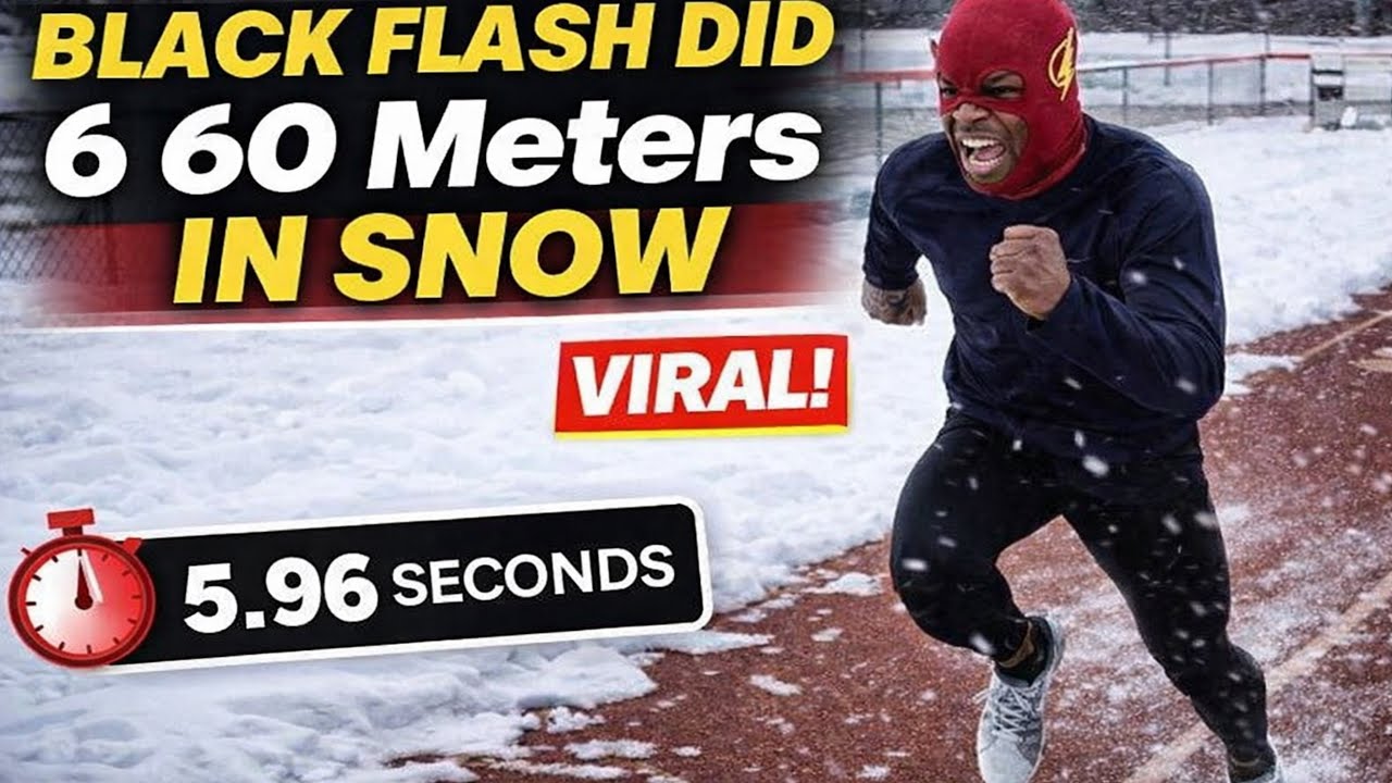 Black flash 6 (60 Meters)r in the snow OMG