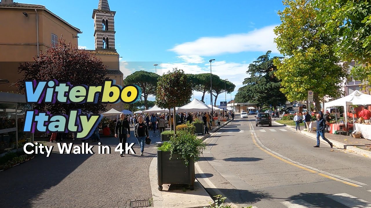 Viterbo City Walk | Italy 🇮🇹