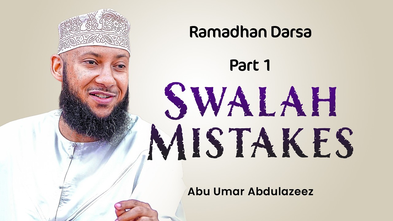 Common Swalah Mistakes (Pt. 1) - The Ideal MUSLIM