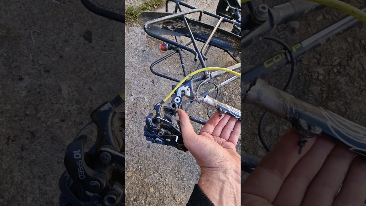 Oprava hliníkového rámu kola. Aluminum bike frame repair.