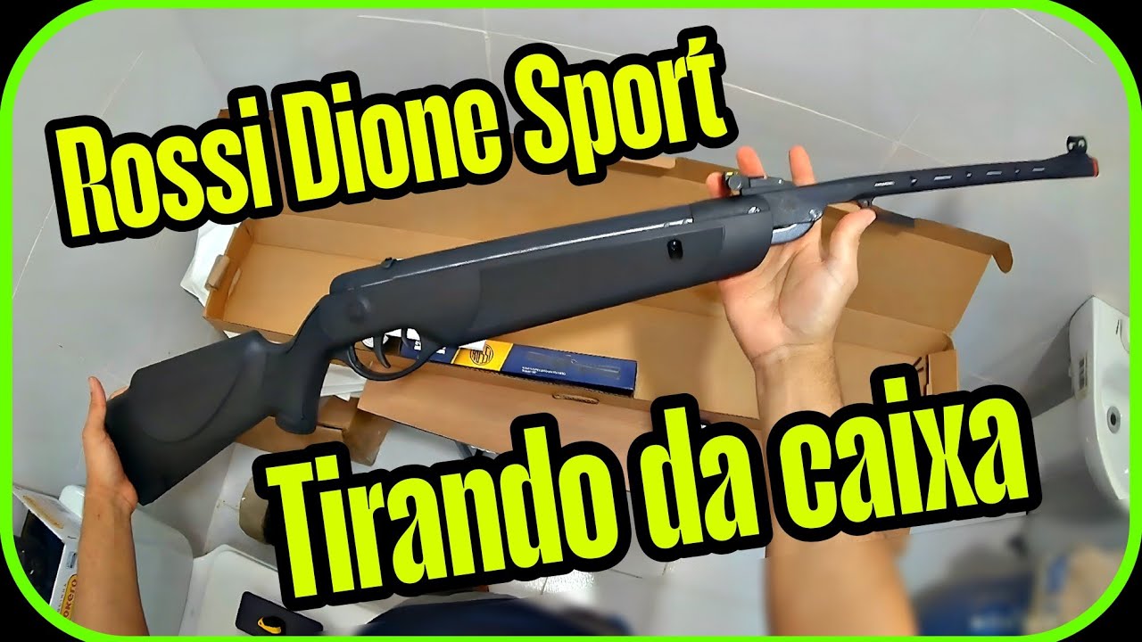 Rossi Dione Sport Unboxing Abrindo a Caixa + Kit com Luneta 4x20 @Rossi Airguns Airsoft
