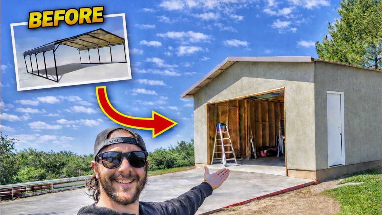 Turning a Carport into a Garage! (Part 4)