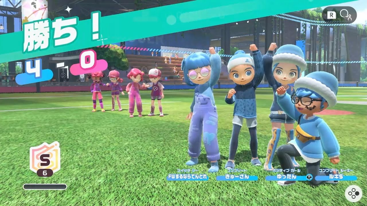Switch Sports サッカー：最近のゴール集 その82