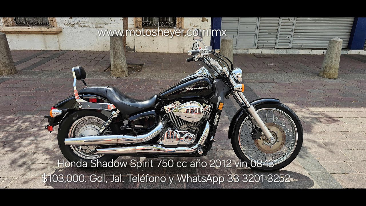 Honda Shadow Spirit 750 cc año 2012