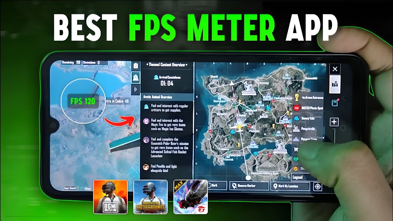 Best Fps Meter for Android🌡️Fps Meter App for BGMI, PUBG, Free Fire