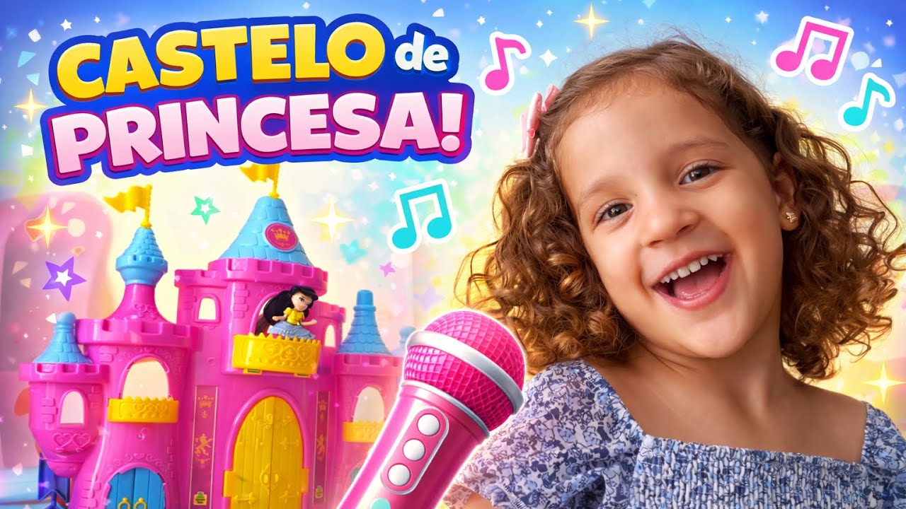 Alice brincando de Castelo de Princesa e Cantando 👑🏰🎤