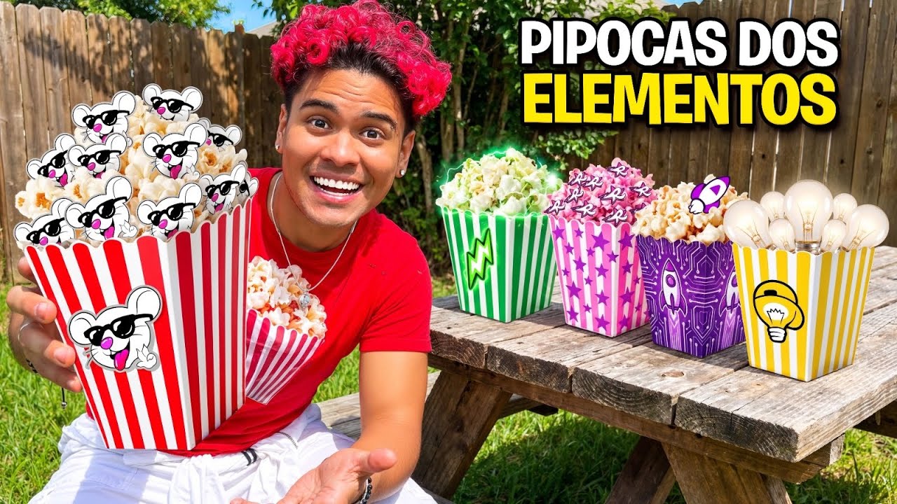 FIZ A PIPOCA DOS ELEMENTOS DOS ROSA *eles provaram ?