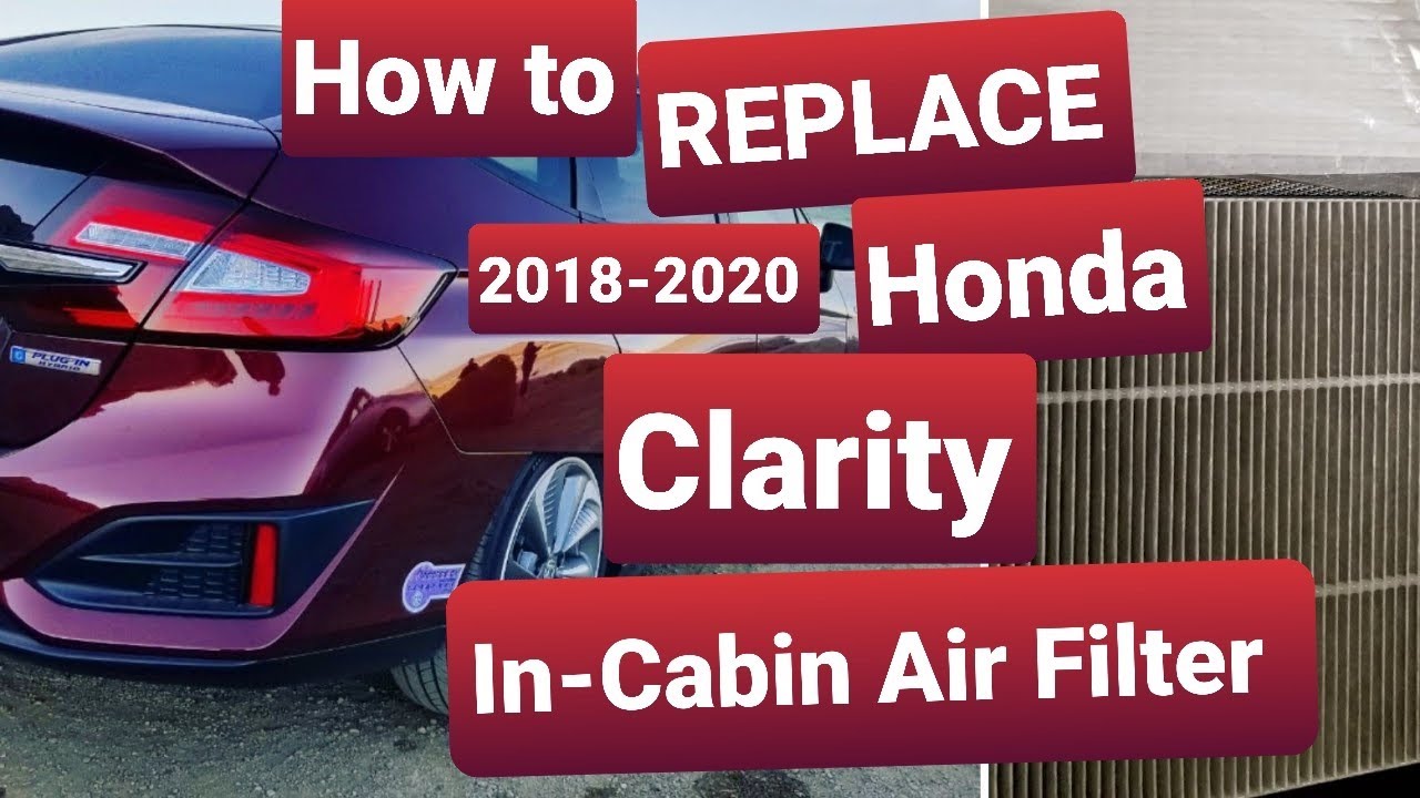 Honda Clarity своими руками — замена воздушного фильтра в салоне — сервис A012 (часть 2)