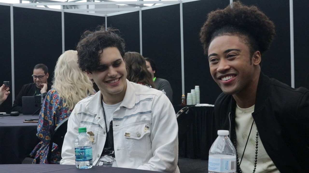 NYCC 2018 Interview | LEGACIES - Quincy Fouse & Aria Shahghasemi