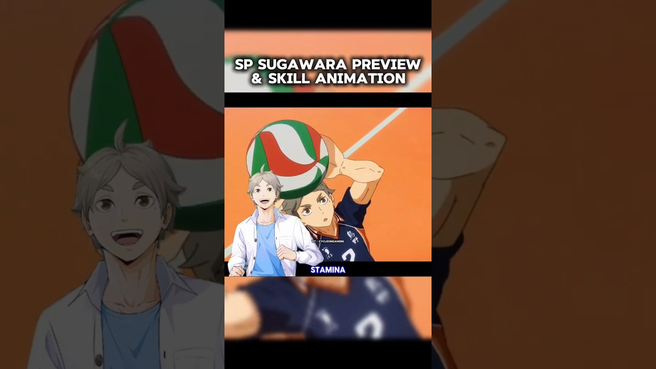 SP Sugawara preview #haikyuu #ハイキュー #haikyuuflyhigh #HAIKYUStartingLineup #haikyuuflyhighguide