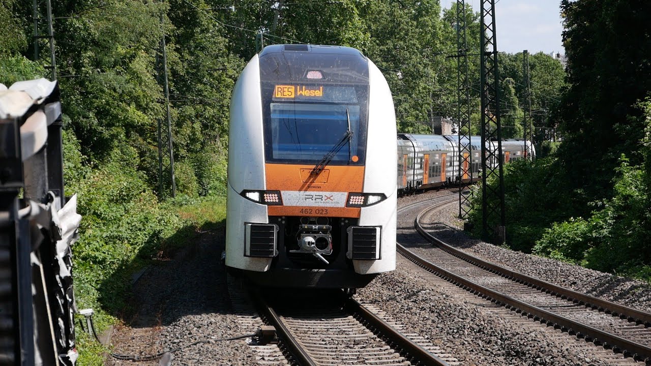 Eisenbahnverkehr in Bonn HBF mit Br 101 120 146 182 462 460 620