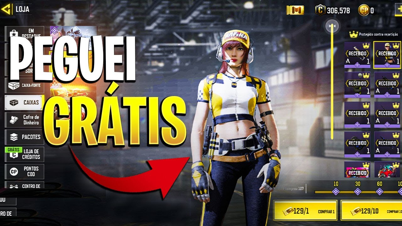 PEGUEI A ARRAIA *GRÁTIS* NAS CAIXAS DO COD MOBILE