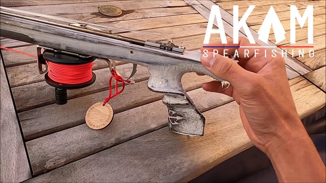 Deamon teak Espuma 102 Test et Pr&eacute;sentation ( fusil chasse sous marine/Speargun ) AKAM Spearfishing