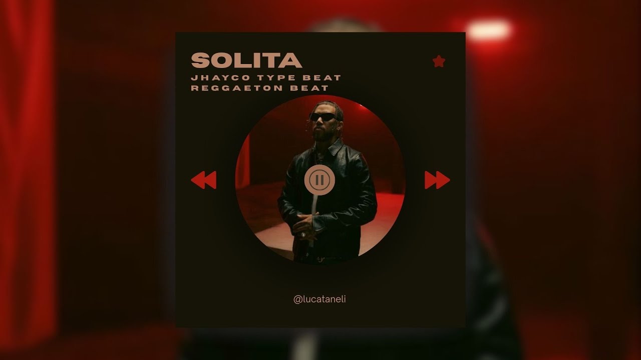 Jhayco Type Beat - Reggaeton Beat 2026 ''SOLITA''