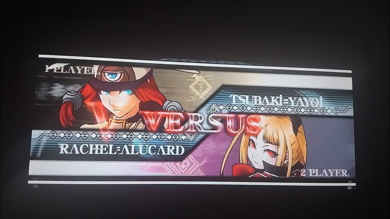 PS3/PS5 Blazblue Continuum Shift Extend Tsubaki Yayoi VS Rachel Alucard