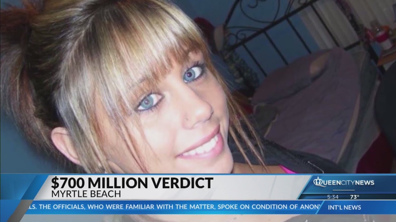 Jury awards $700M to family of 17 year old raped and killed on Myrtle Beach trip