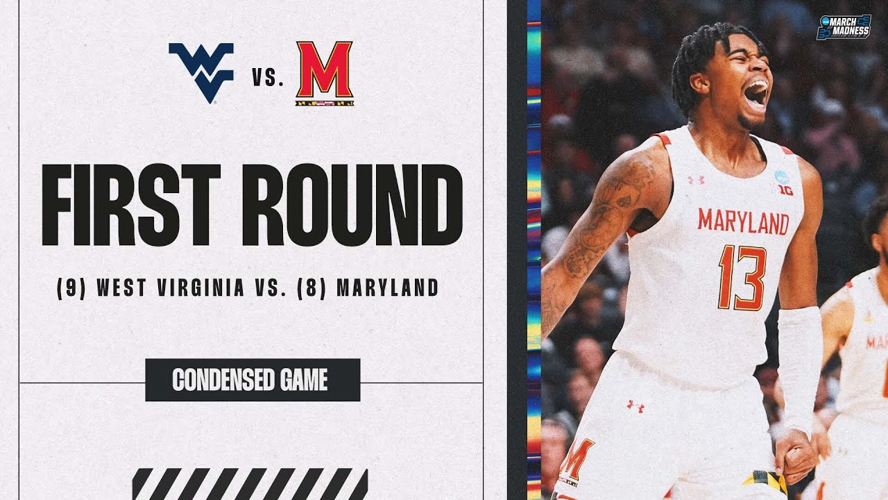 Maryland vs. West Virginia - First Round NCAA tournament extended highlights