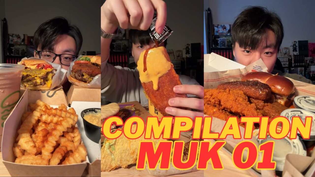 BigBack Kyle Mukbang Compilation 01 | Shake Shack, Taco Bell, Chilis, More+