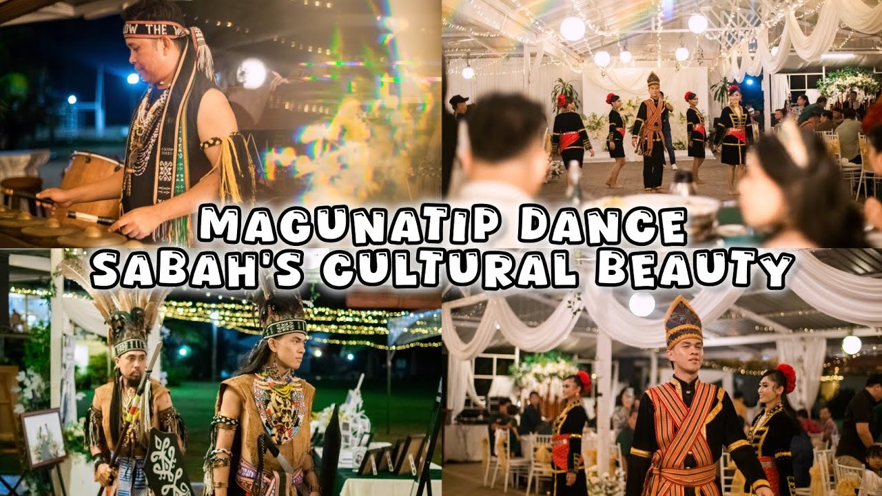 Cultural Dance at a Beach Wedding | Magunatip at Langkah Syabas Resort 🌾💍