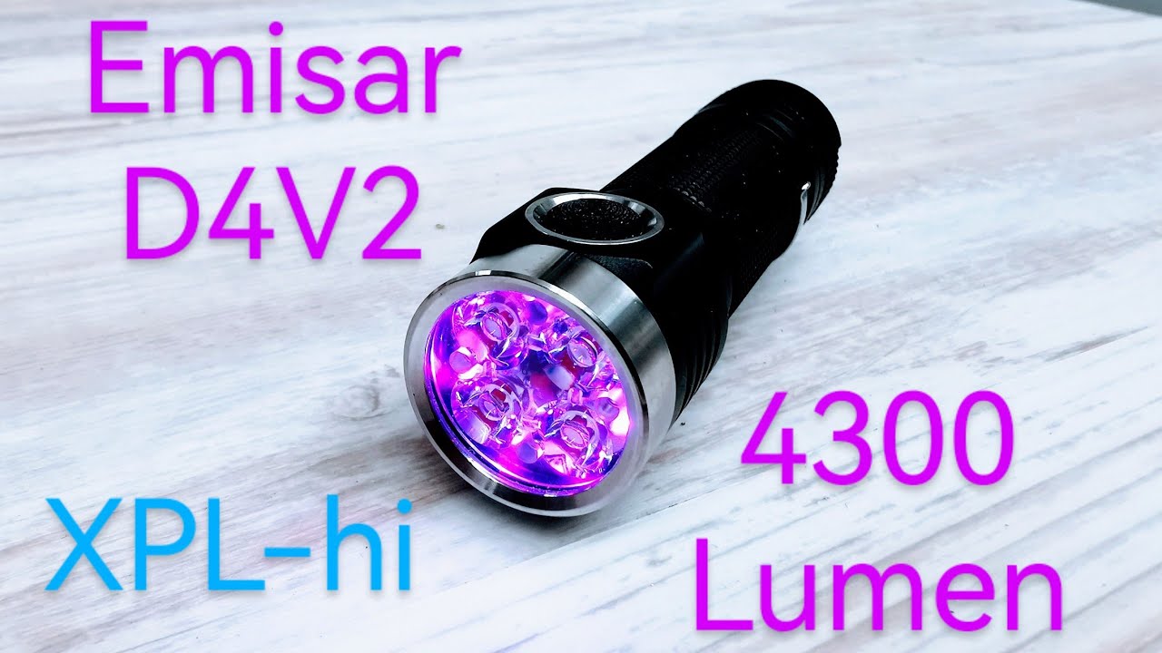 Emisar D4V2 EDC Led Taschenlampe Test Vorstellung Review mit Anduril UI Erklärung keine Olight