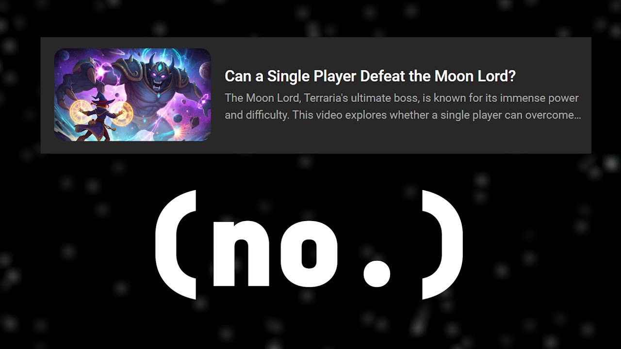 Are YouTube&rsquo;s Terraria video ideas any good?