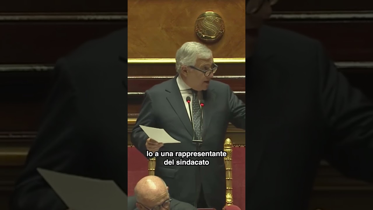 Tajani - Tra i figli di pap&agrave; e i figli del popolo (02.10.25)