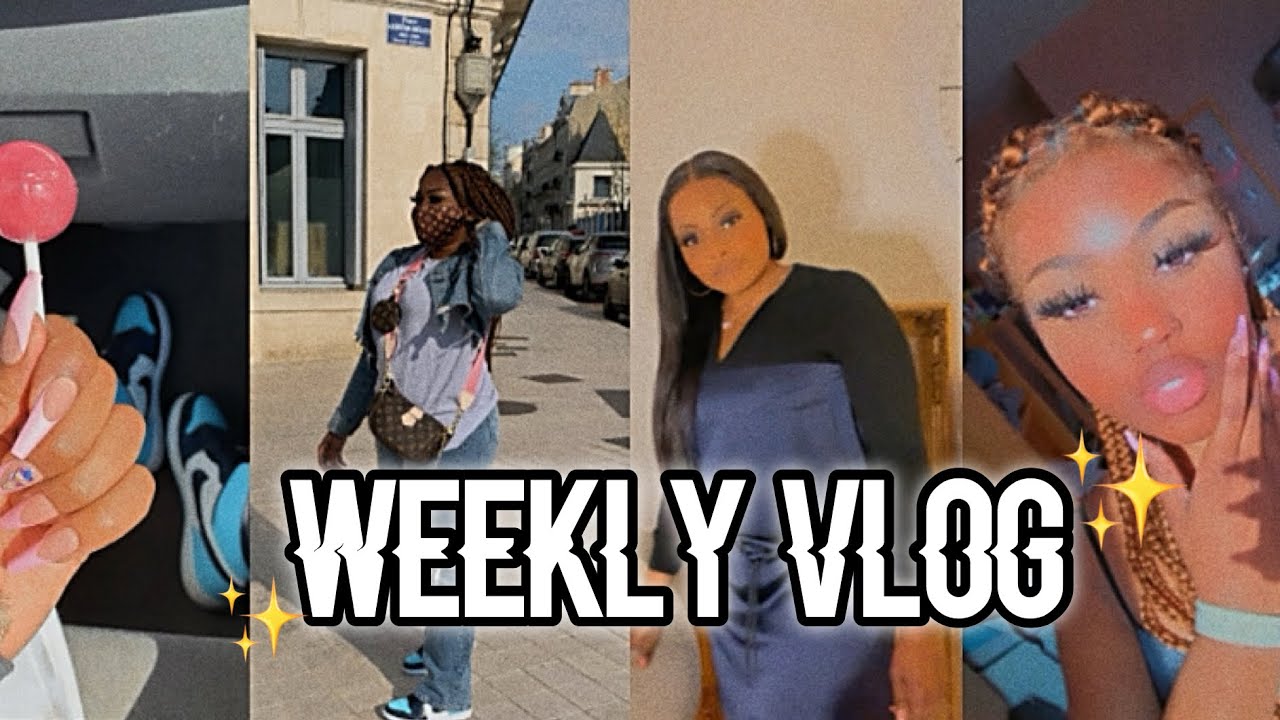 VLOG 6 | bday de ma mère, shopping, new skincare routine, nails, mukbang 🍔🍟🎉🛍💅🏾