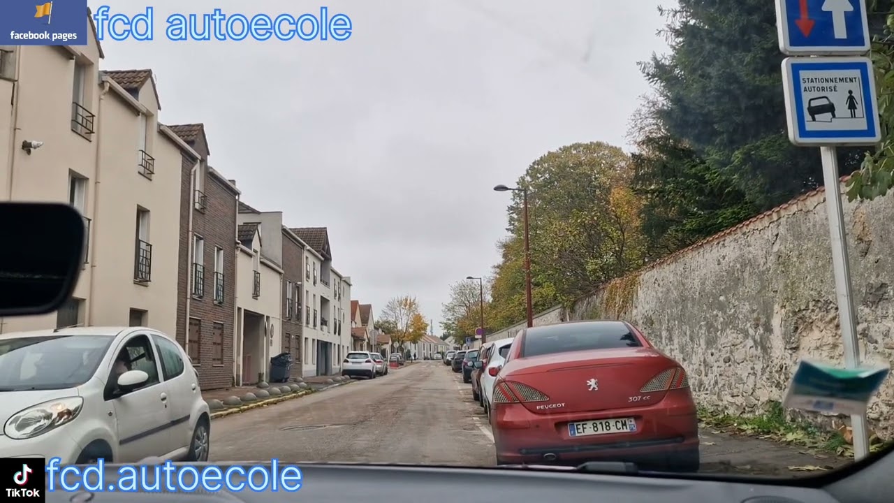 23 ème cours de conduite avec mon élève lyamenne