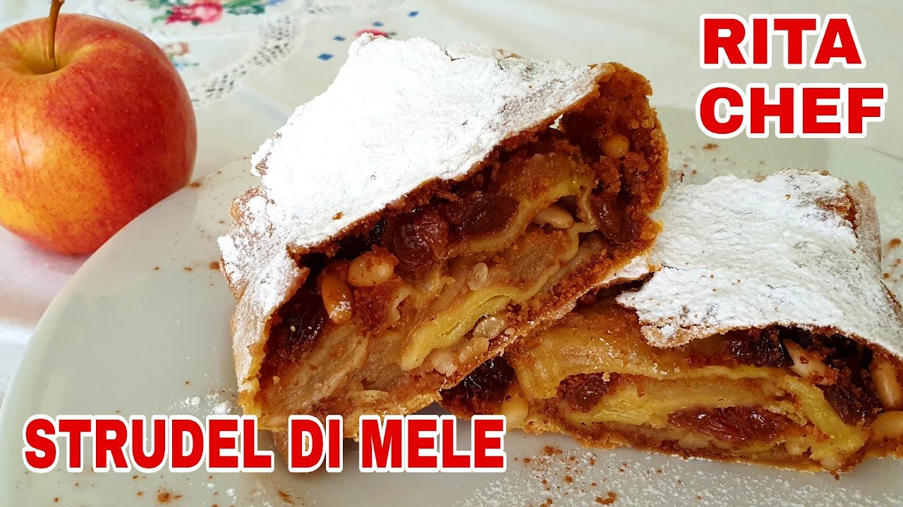 ЯБЛОЧНЫЙ ШТРУДЕЛЬ🍎РИТА ШЕФ-ПОВАР.