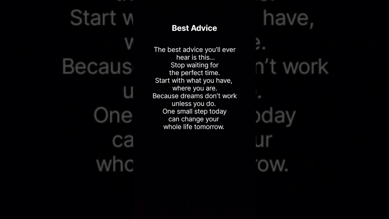 The Best Advice You Will Ever Hear in Life 🔥 #shorts #motivation