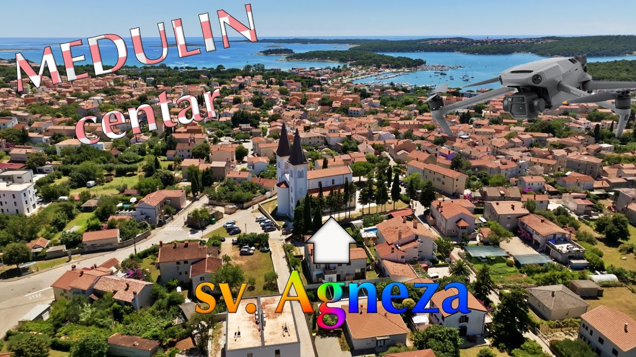 MAVIC 3 - 4K Cinematic - Il panorama di Medolino da Sant'Agnese (MEDULIN Centar - CROATIA)