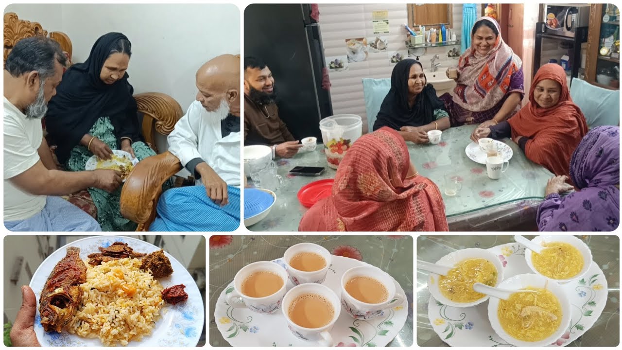 আমার মেজো ফুপুশাশুড়ী যাওয়ার আগের দিন কি কি করলাম ☺️#bushra #longvideo 