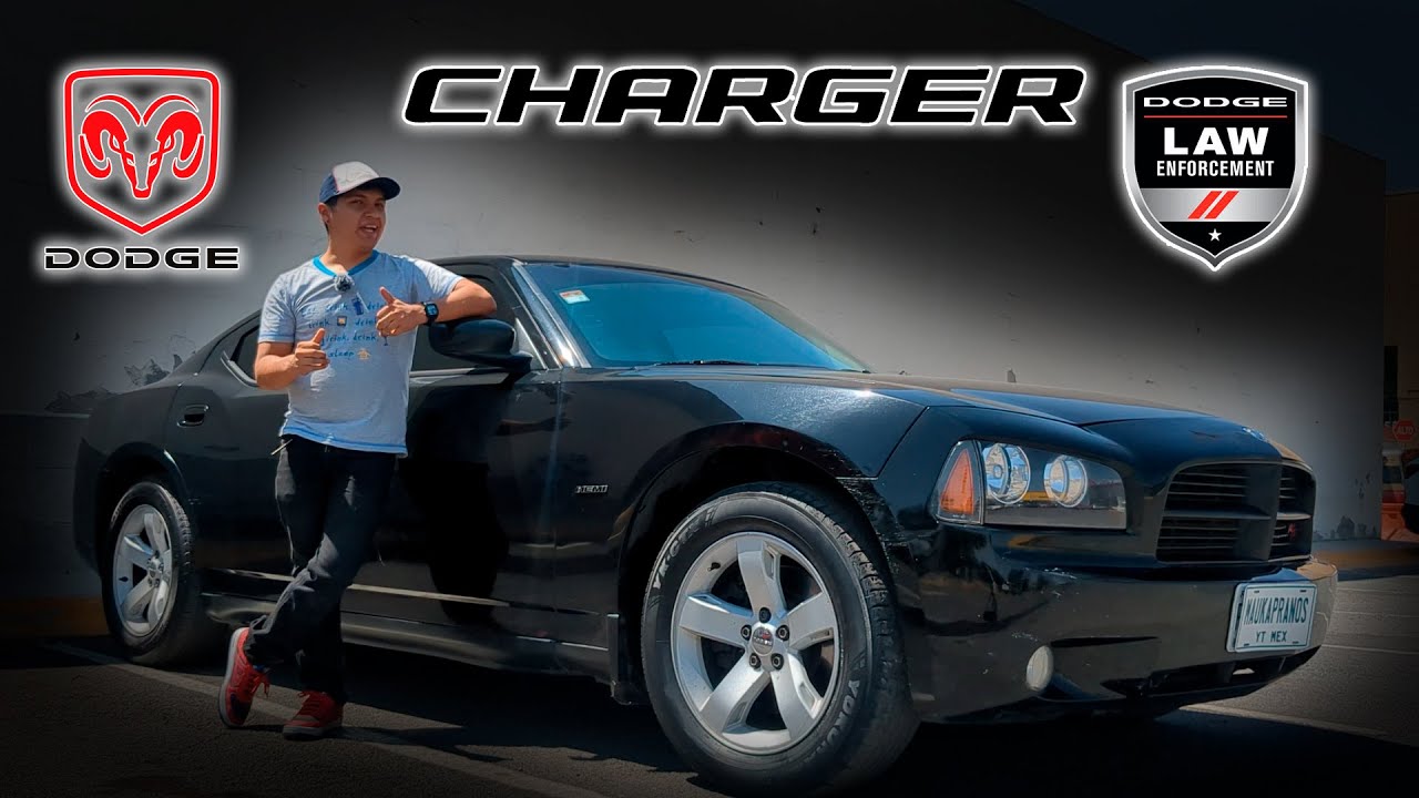 El auto que no quieres ver en tu espejo retrovisor. Dodge Charger Police