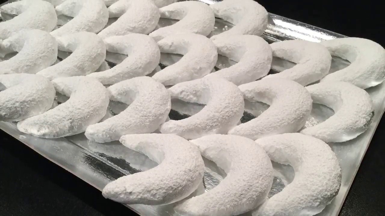 Cornes de gazelle au sucre glace