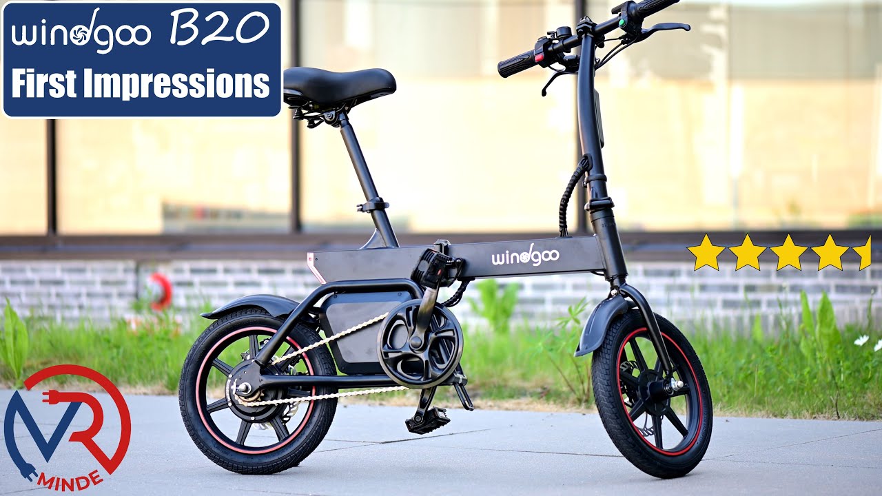 Windgoo B20 first impressions. Ebike that's almost a scooter!