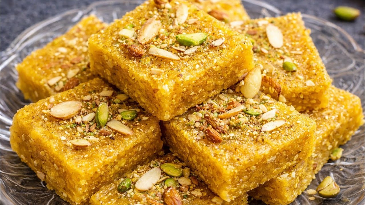 Besan Ki Burfi Recipe | Halwai Style Besan Barfi | Easy Indian Sweet Recipe