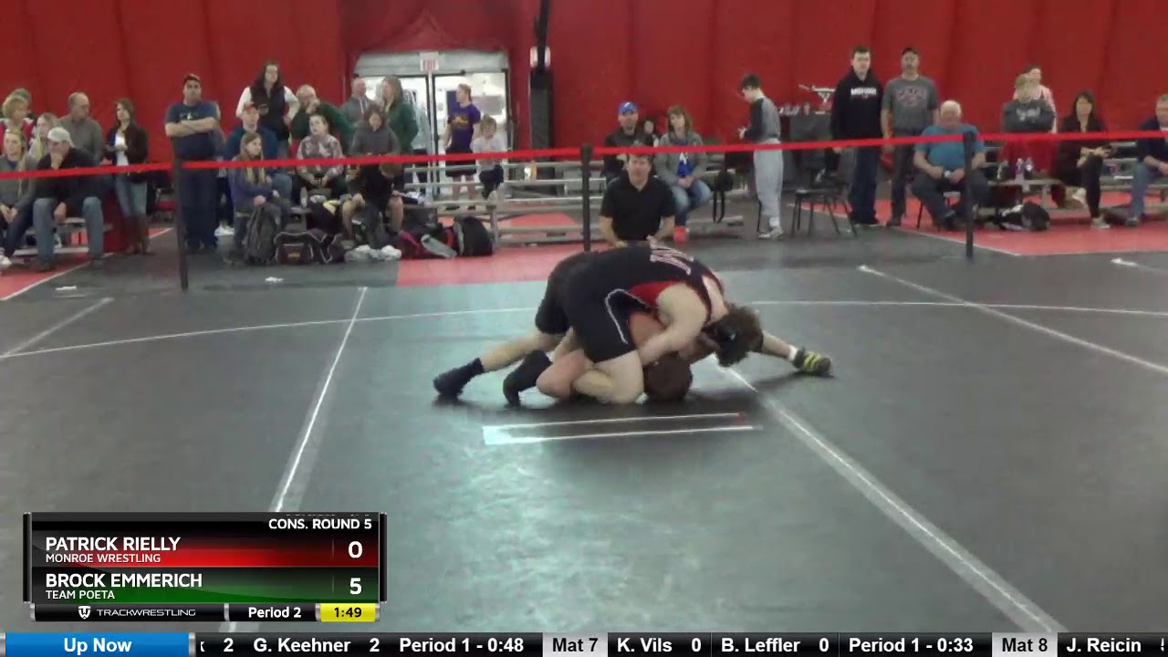 Junior 170 Patrick Rielly Monroe Wrestling Vs Brock Emmerich Team Poeta