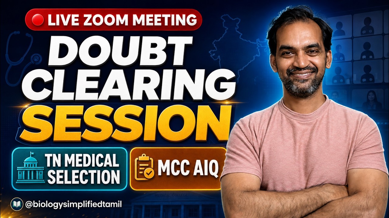 Doubt Clearing session #live | TN Medical Selection 2026 | Part 3