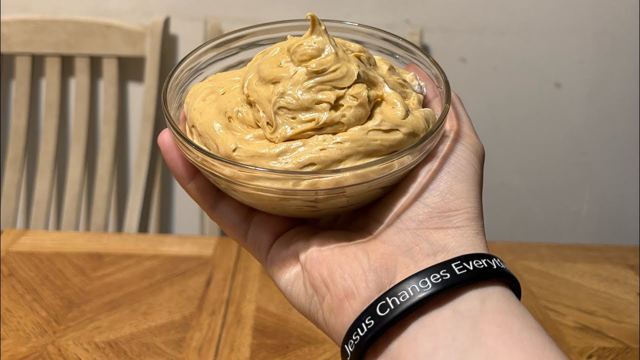 My mom’s peanut butter whipped topping recipe!